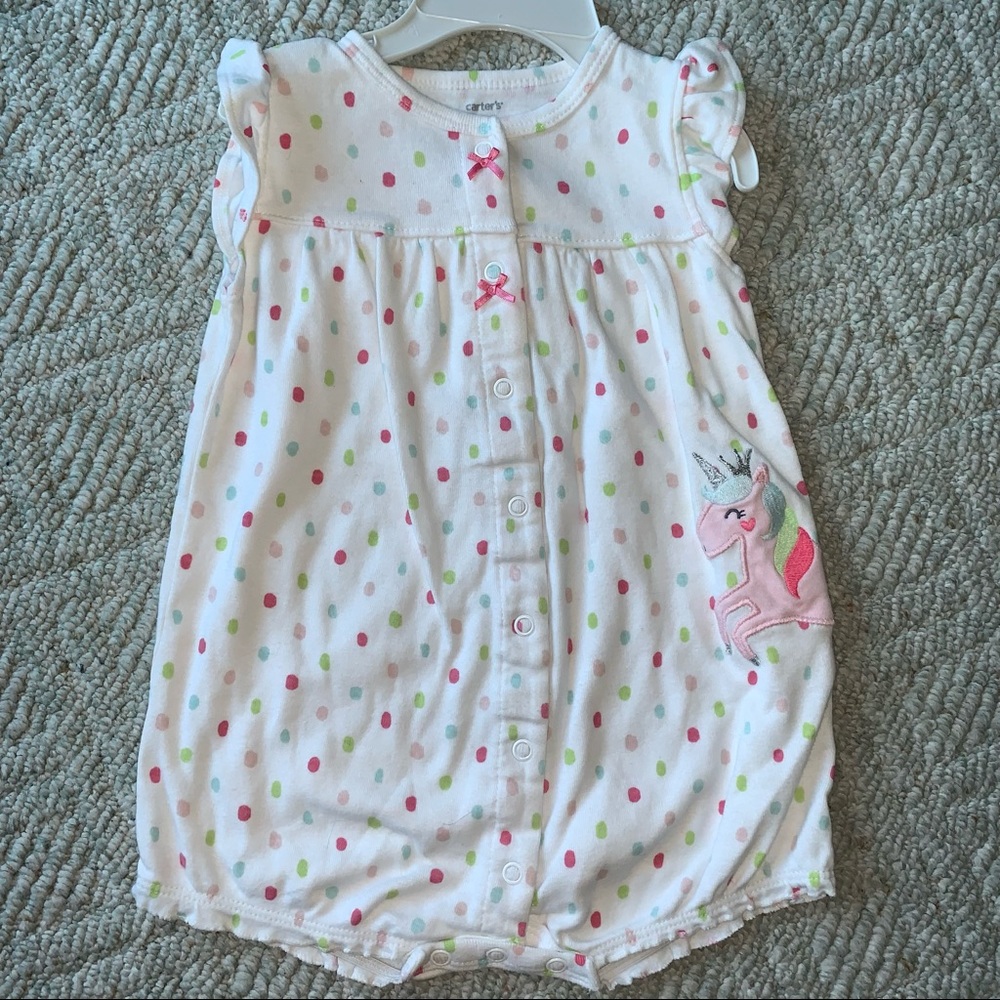 SOLD Front-snap Flutter-Sleeve Romper